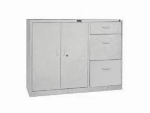 KL97-7寬噴塑亞光三斗開(kāi)門(mén)柜