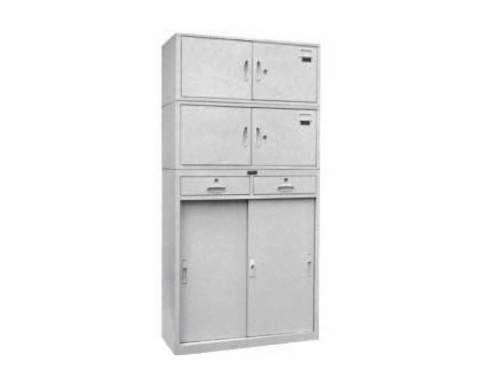 KL98-01噴塑亞光二斗移門(mén)組合柜