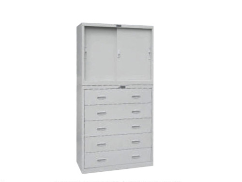 KL97-21噴塑亞光五斗移門(mén)組合柜